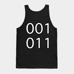 Number Tattoos Tank Top